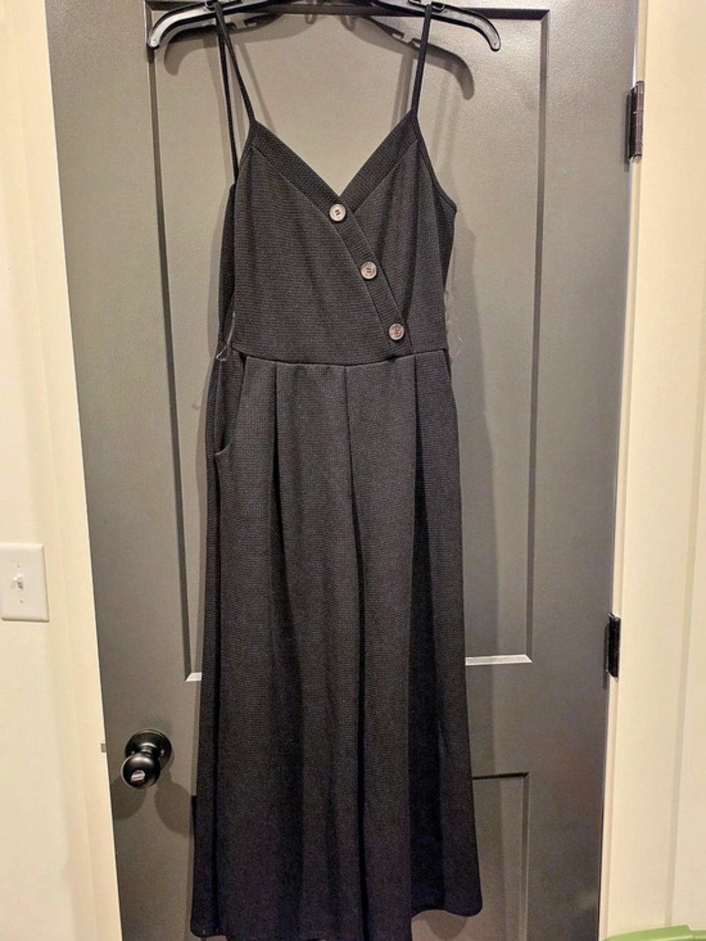 Caution to the Wind Gray Maxi Dress Size Medium